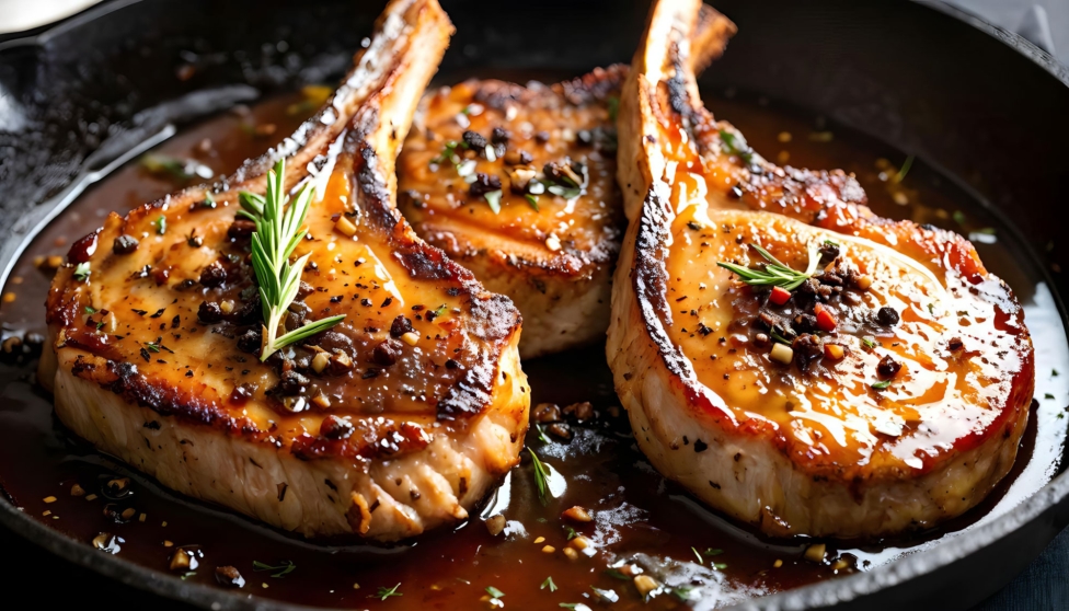 Pomegranate maple glazed lamb chops fall grilling series