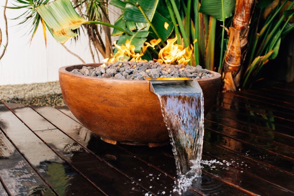 The abode fire and water bowl from trueflame a symphony of fire and water